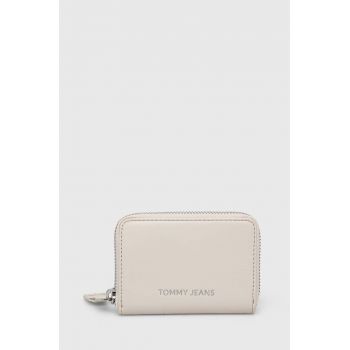 Tommy Jeans portofel femei, culoarea bej AW0AW15833