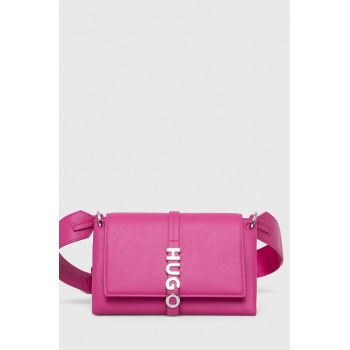 HUGO geantă culoarea roz 50499831