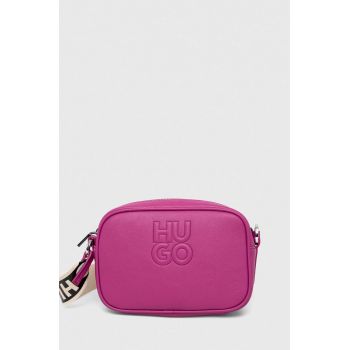 HUGO poșetă culoarea roz 50513090