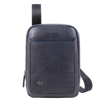 Blue square crossbody