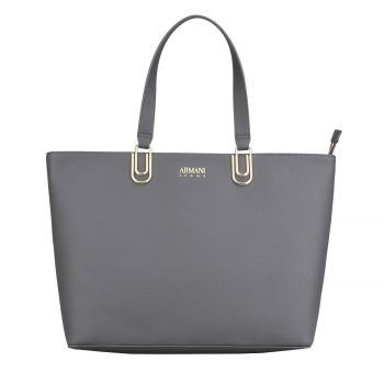 Anthracite shopper bag