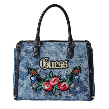 Badlands embroidered denim bag