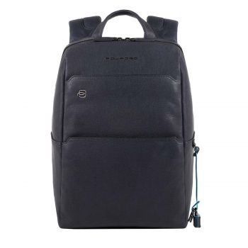 Black square computer backpack