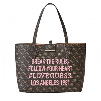 Bobbi reversible logo shopper