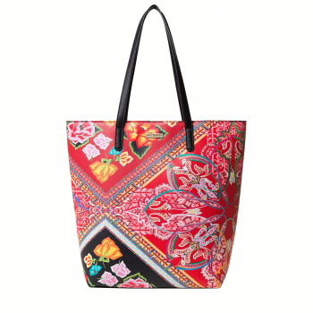 Floral shopper bag