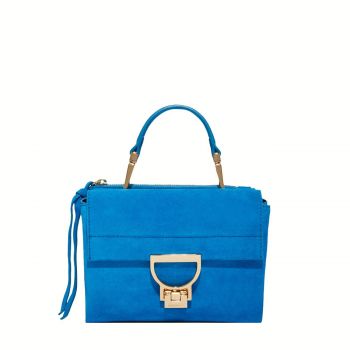 Arlettis suede handbag mini