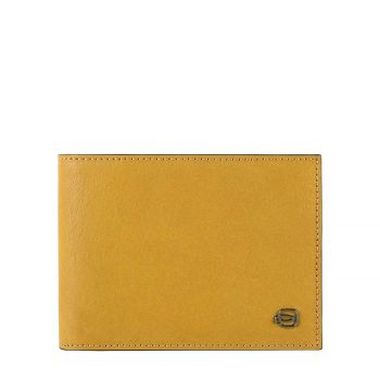 Black square wallet with flip up document window