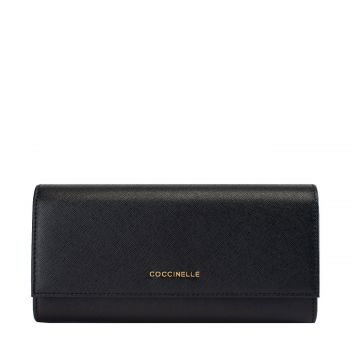 Metallic saffiano wallet 160 gr