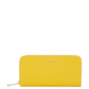 Yellow leather material