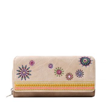 Mandalas and sequins wallet