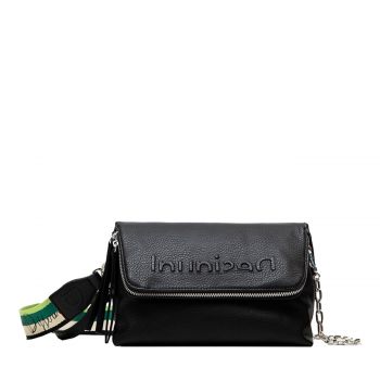 Crossbody bag embossed logo