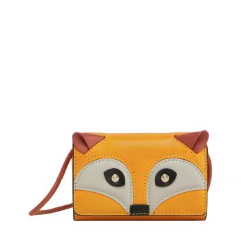 Allegra fox micro crossbody