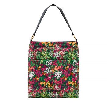 Floral bucket bag