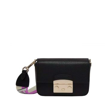 Metropolis mini crossbody webbing strap