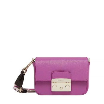 Metropolis mini crossbody webbing strap