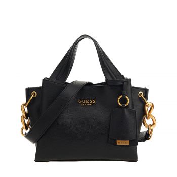 Nell logo-charm handbag