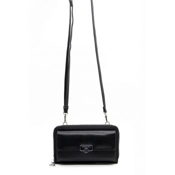 Portofel cu fermoar si bareta crossbody