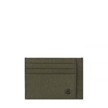 Black square credit card pouch