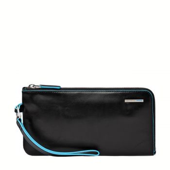 Blue square clutch