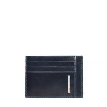 Blue square credit card wallet