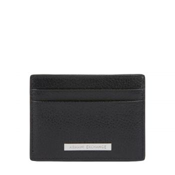 Textured logo plate cardcase