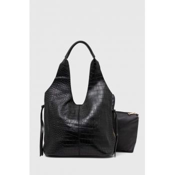 Answear Lab poseta culoarea negru