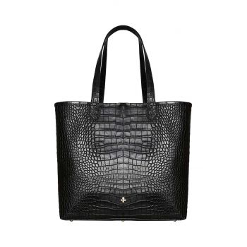 Lilou geantă shopper Coco Jane culoarea negru SHOP/COCJAN