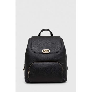 MICHAEL Michael Kors ghiozdan de piele femei, culoarea negru, mic, neted