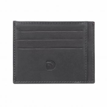 Port card unisex Delis, Achim PT1195, piele naturala, Negru