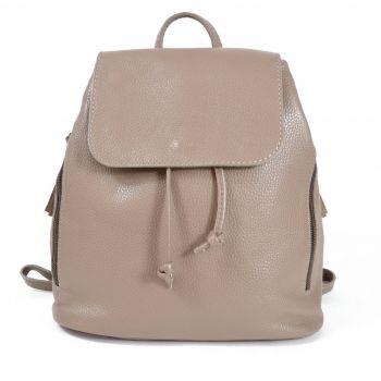 Rucsac dama Zelinda GT1493, piele naturala, taupe