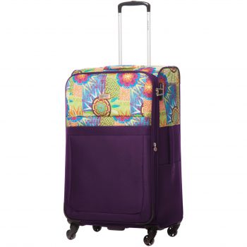 Troler Ella Icon Rio Textil, Mov, 77 cm