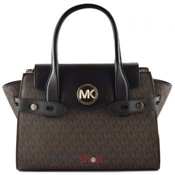 Geanta Michael Kors Carmen 35S2GNMS5B-BROWN-BLACK, 28 x 19 x 12, Maro