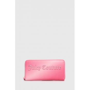 Juicy Couture portofel femei, culoarea roz, WIJJM5341WVP de firma original