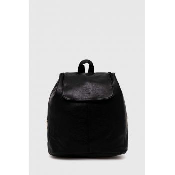 Answear Lab rucsac femei, culoarea negru, mic, neted