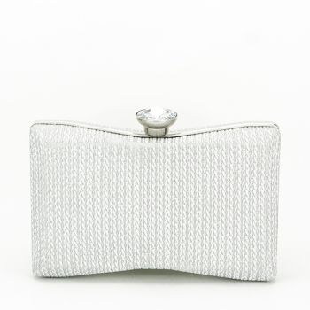 Clutch elegant B-BJH-22718 05 Argintiu