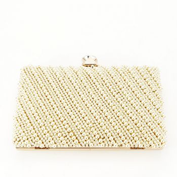 Clutch elegant B-BME-22733 05 Bej Auriu