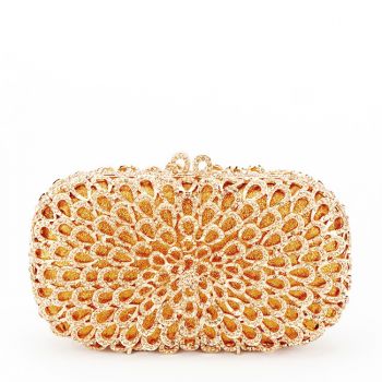 Clutch elegant Premium B-ME-1132 06 Auriu rose