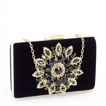 Geanta clutch negru elegant B-18100 05