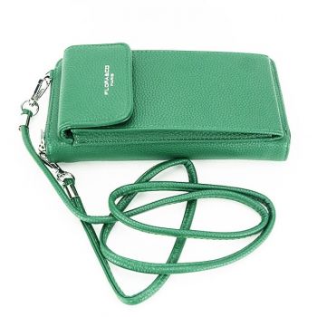 Portofel si port telefon FloraCo B-K6016 07 Verde