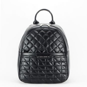 Rucsac David Jones cu imprimeu B-6824-2 119 negru