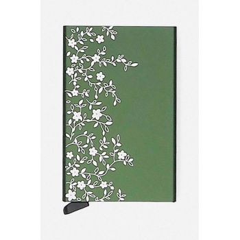 Secrid carcasă cardului culoarea verde, Portfel Secrid CLA-PROVENCE GREEN