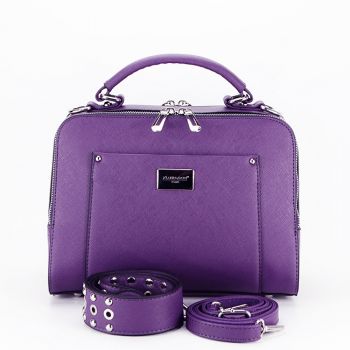 Geanta dama cu maner B-F6338 13 Violet