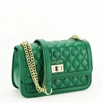 Geanta David Jones Paris B-7011-1 15 Verde inchis