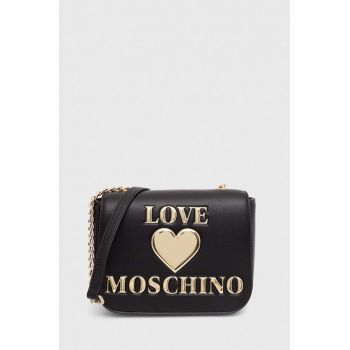 Love Moschino poseta culoarea negru, JC4052PP0CLF0