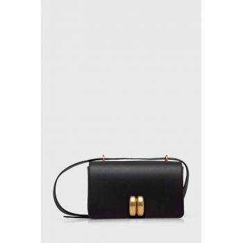 By Malene Birger poseta de piele culoarea negru