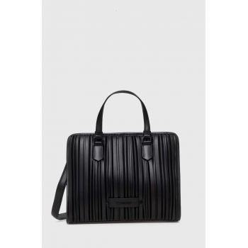 Karl Lagerfeld poseta culoarea negru, 245W3085