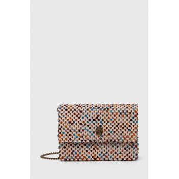 Kurt Geiger London poseta EXTRA MINI SHOREDITCH culoarea bej, 1735344609