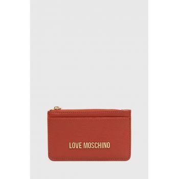 Love Moschino portofel femei, culoarea portocaliu, JC5614PP1LLD0000