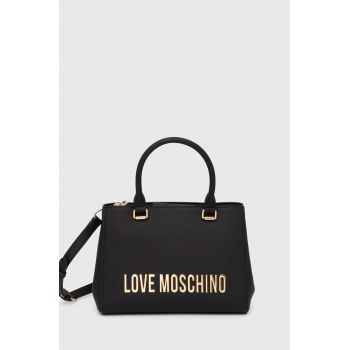 Love Moschino poseta culoarea negru, JC4022PP1LKD0000