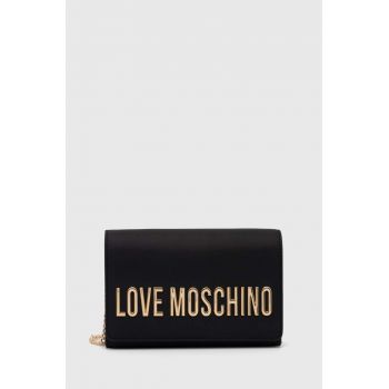 Love Moschino poseta culoarea negru, JC4103PP1LKD0000